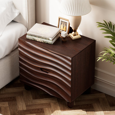 Table de chevet 2 tiroirs Modern