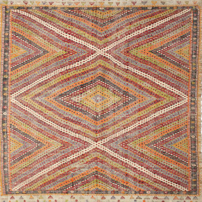 Tapis brun Southwestern