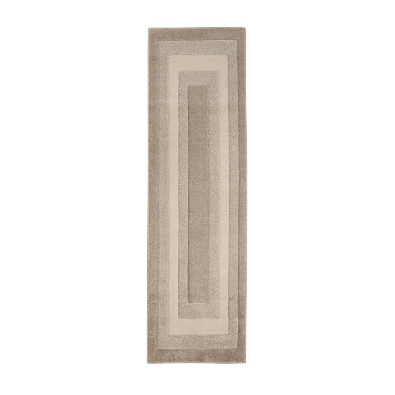 Newport Border Latte, Runner 60 x 200cm