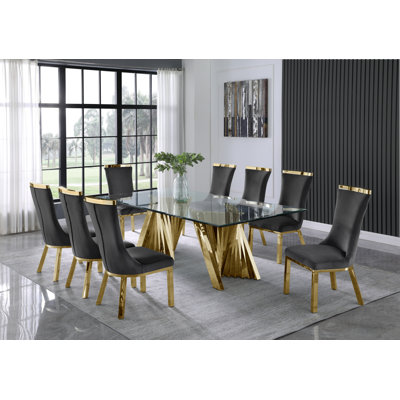 8 - Person Double Pedestal Dining Set