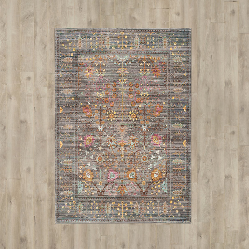 Leyla Oriental Hand Woven Area Rug, Rectangle 122 x 183 cm