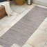 Longshore Tides Amold Striped Dary Gray Indoor / Outdoor Area Rug | Wayfair