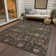 Machine Washable Indoor/Outdoor Cicel ACN1132 Chocolate Rug