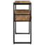 Natural Wood Solid Rough Mango Wood 120 X 33 X 75 Cm Side Table
