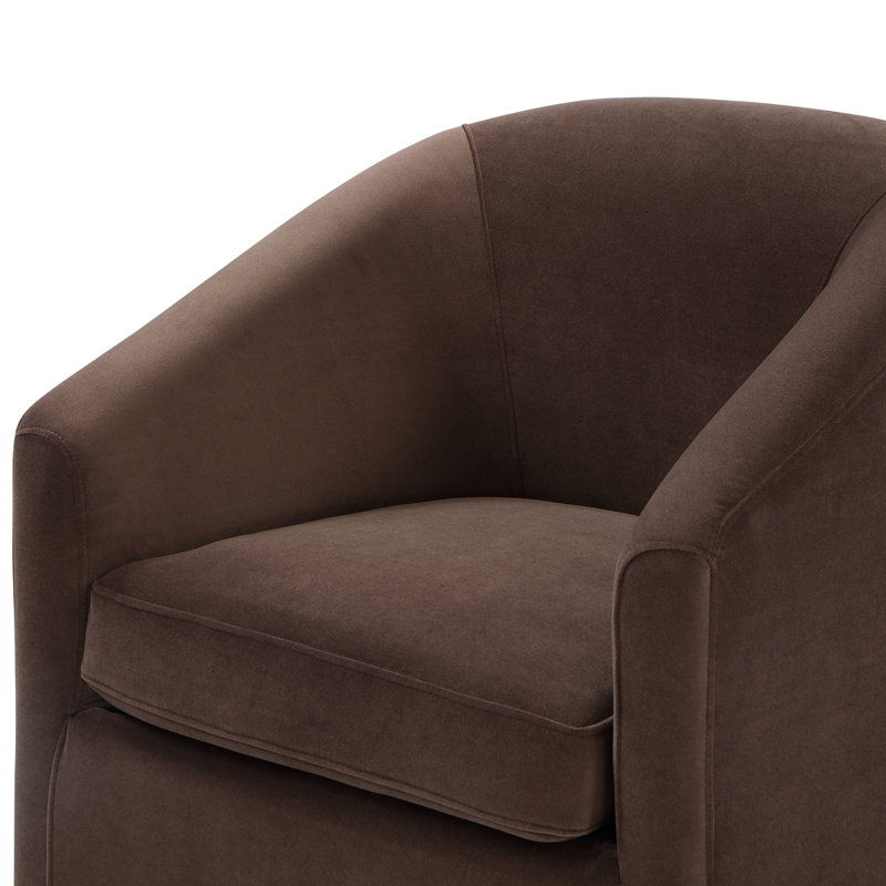Wilhardt 26,09 po de large, Tissu brun foncé