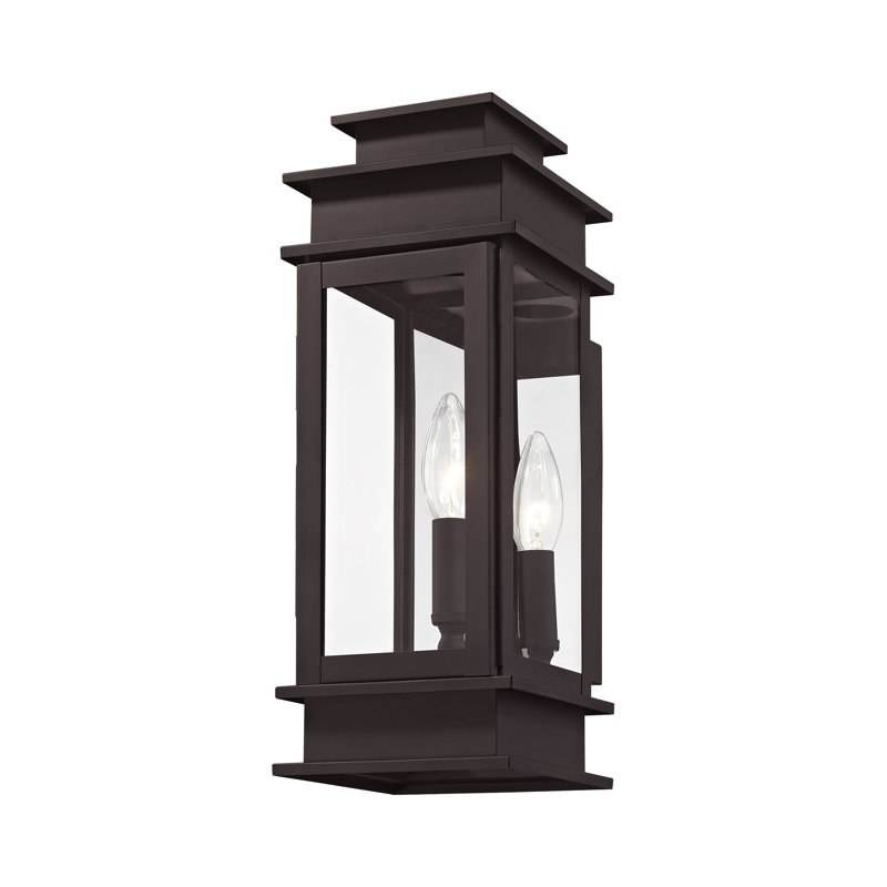 Cortana Wall Light, 14" H x 5.25" W x 6" D, Bronze