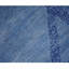 Tapis intérieur géométrique en laine bleu clair noué à la main-1566186103