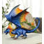 Décoration de dragon 12 po - bleu-121672044