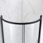 Ensemble de douche rond OVE Decors Breeze avec base transparente-117411396-52937054