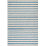 Vion Coastal Striped Machine Washable Rug