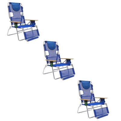 Chaise de plage inclinable