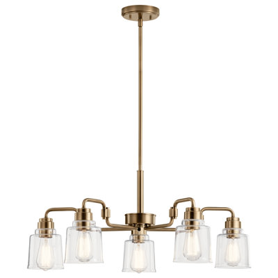 Aivian 3 - Light Geometric Chandelier
