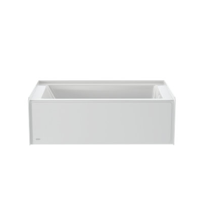 SIGNATURE® Rectangle Flat Front 6036 Skirted Soaking RH Access Panel Oyster