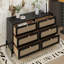 Commode 6 tiroirs 6 tiroirs Boho