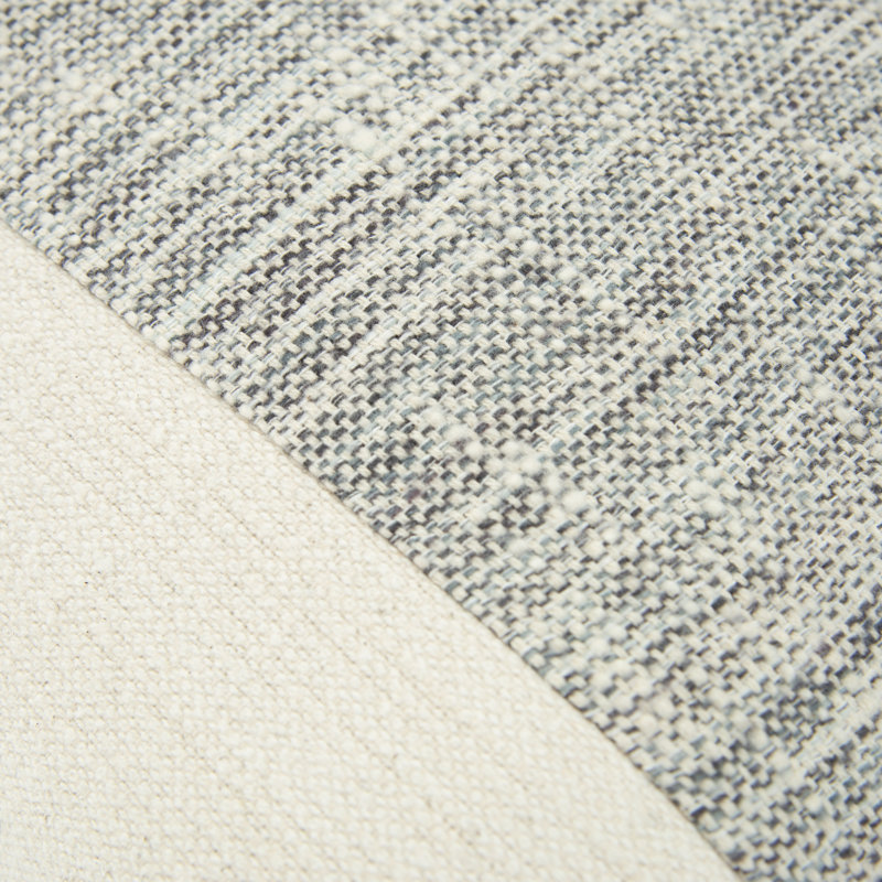 Square Cotton Pillow Cover & Insert, Gray