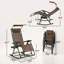 Chaise berçante d'extérieur en métal Mattson-1470532056