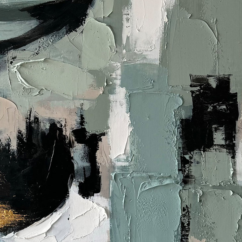 41C5D33ABD8C4278B14817A143771C93 36" L x 2.5" W x 48" H Abstract Painting in Multi