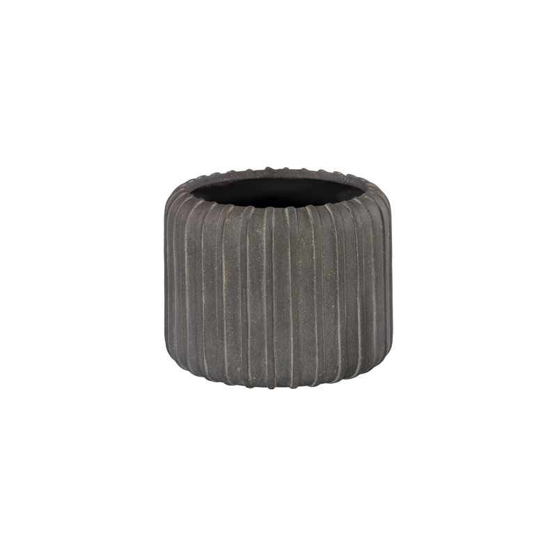 Vertical Vase, Raw Gray