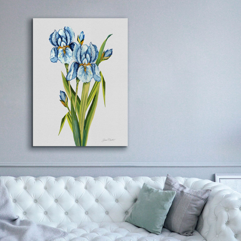 «Botanicals 7» par Jean Plout, art mural sur toile, H 54 po x l 40 po x P 1,5 po