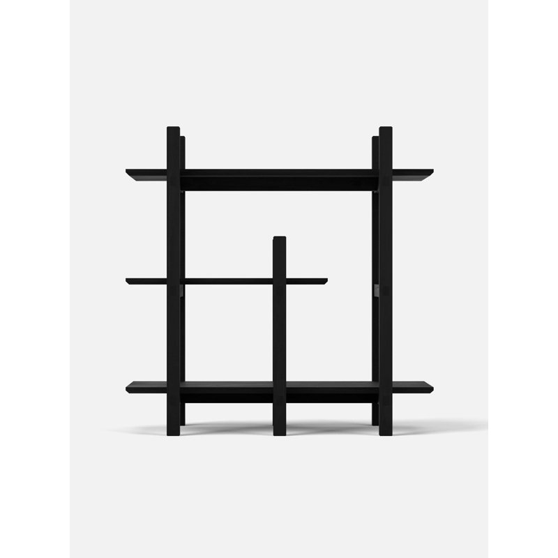 Maderas Small Shelf, Charcoal