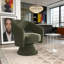 Fauteuil demi-tonneau, fauteuil d'appoint pivotant, fauteuil de bienvenue