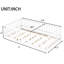 Lit simple pour lit en pin, avec clôture, porte et lattes amovibles, structure en bois de pin blanc-485447982-485448400