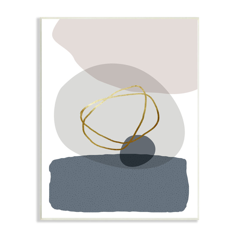 Modern Modern Abstract Rock Shapes Glam Détail par Urban Epiphany - impression, H 19 po x l 13 po x P 0,5 po, Plaque murale