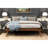 Queen Platform Bed With Wooden In Chestnut And Dark Gray Headboard Engineered Wood-559607981