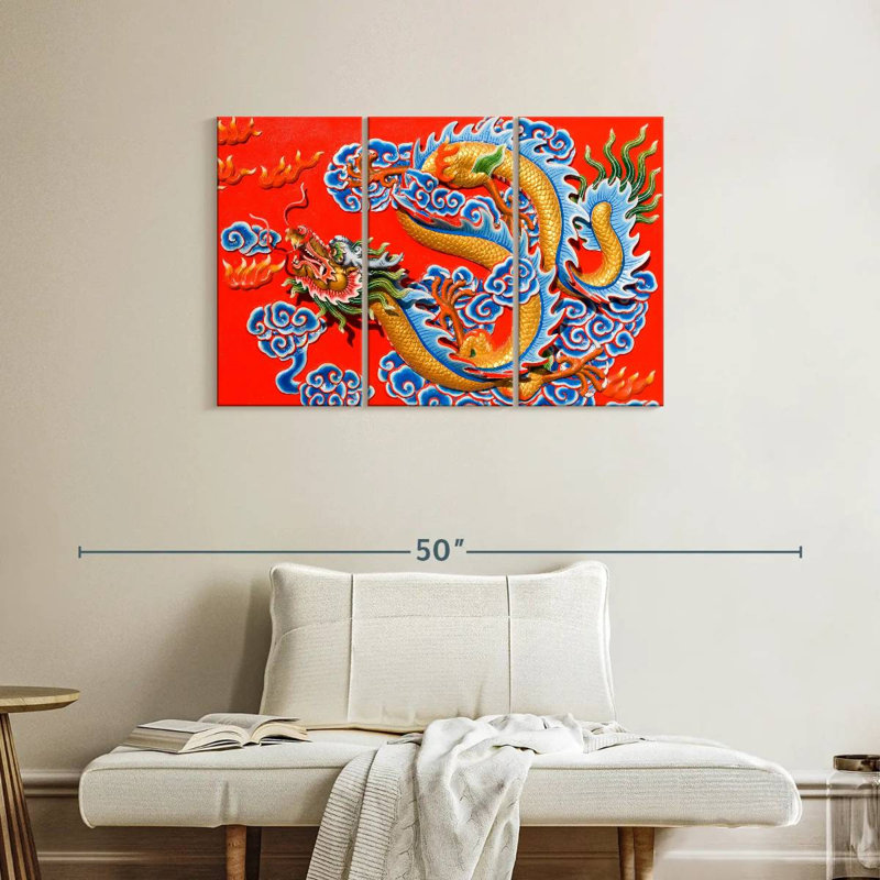 Brampt Dragon Chinese, 24" H x 38" W