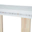 Lit plateforme de voiture de course simple équipé de DEL avec centre de table confortable et confortable en blanc, sécuritaire et élégant-631172175