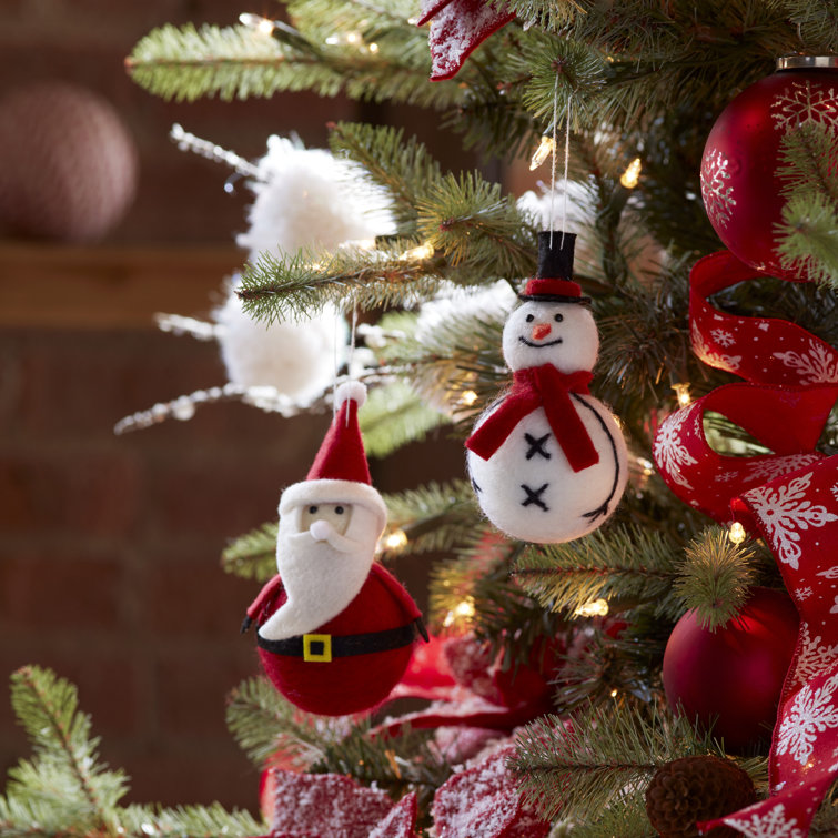 The Holiday Aisle® Fabric Holiday Shaped Ornament | Wayfair