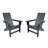 Meridian All-Weather Modern HDPE Adirondack Chair