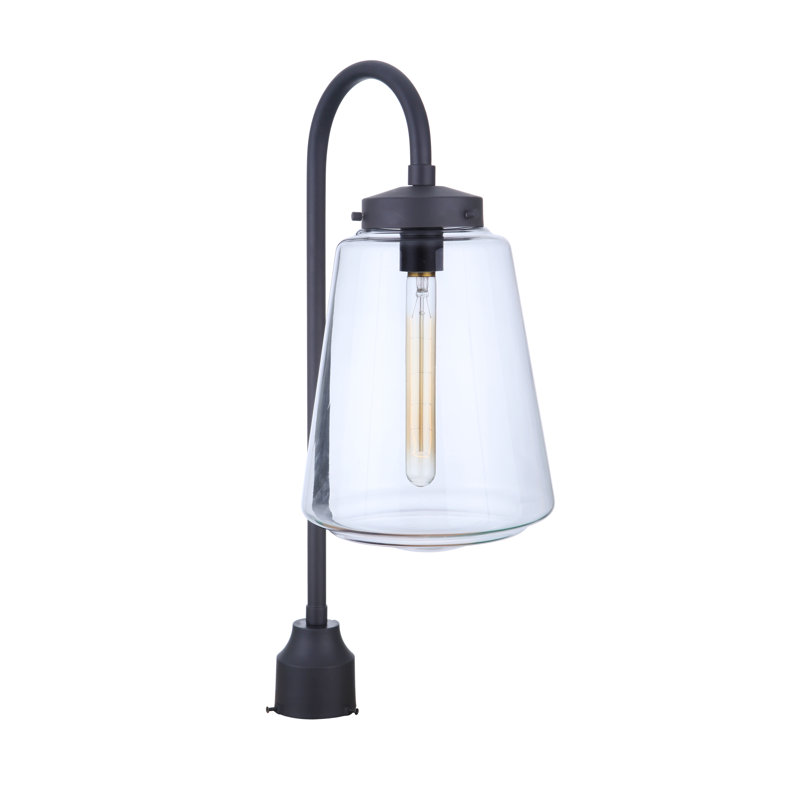 Tête de lanterne câblée à 1 lumière de 25,38 po Ammadis, Minuit