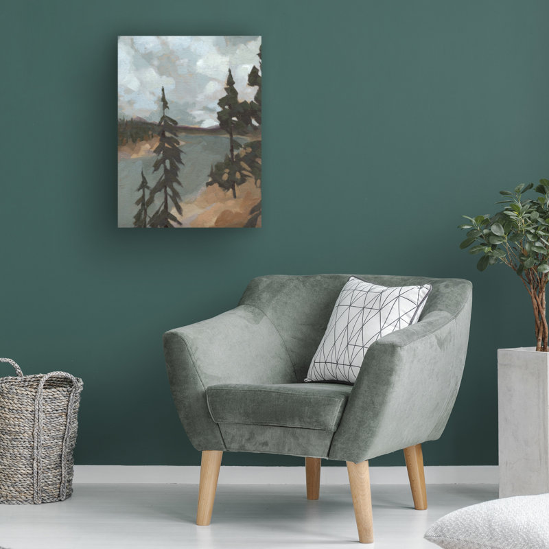 «Yellowstone River I» par Jacob Green - impression sur toile tendue, H 19 po x l 14 po x P 2 po