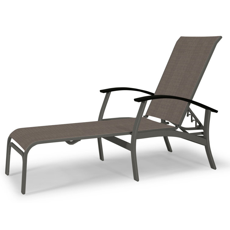 Askar Outdoor Rust-Resistant Metal Chaise Lounge