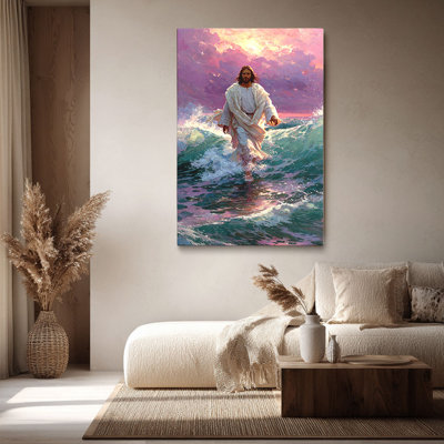 Art à l'huile sur toile, peinture à l'huile de Jésus-Christ haute définition pour studio