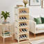 6 Pair Stackable Shoe Rack-2005968175