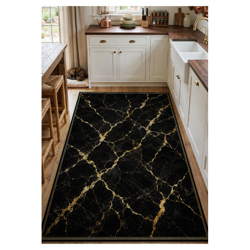Tapis gris tissé Mosso, 3'3" x 9'10"