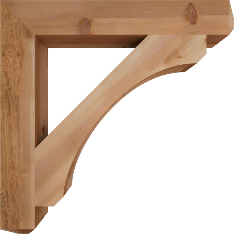 Support lisse Legacy Craftsman, H 42 po x l 5,5 po x P 42 po, Cèdre rouge