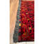 Tapis en laine et coton rouge noué à la main Original