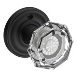 Crystal Door Knob with Baldwin Reserve Rosette