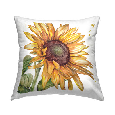 Coussin décoratif imprimé Modern Country Blossom par Studio 731 rep. Levison Designs
