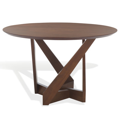 Hildabryna Round Wood Dining Table