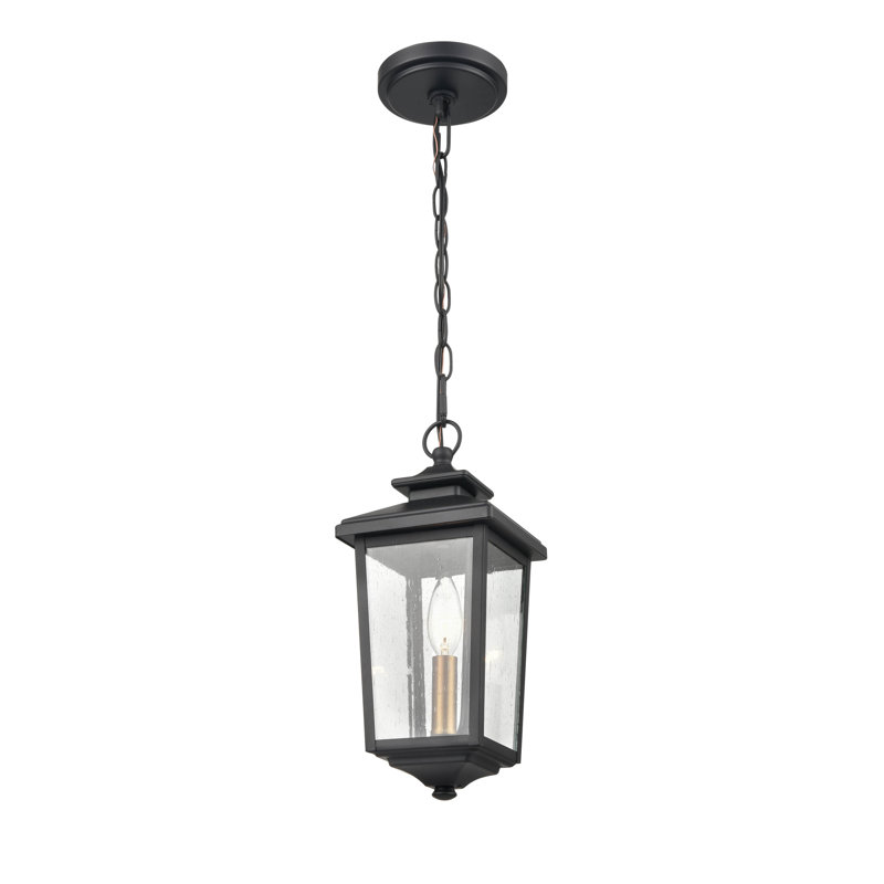 Freea Outdoor Hanging Lantern, Black