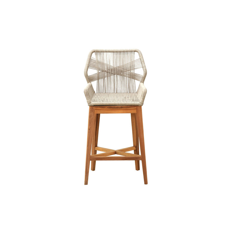 Ensemble de 2 tabourets de bar Beverly, Naturel, 30"