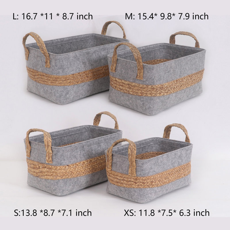 Bacs de rangement Gracie Oaks