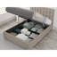 Chevalier Upholstered Twill Lift Up Storage Bed-40435924-139618399
