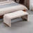 Dant Boucle Fabric Upholstered Bench Ottoman-1031431578