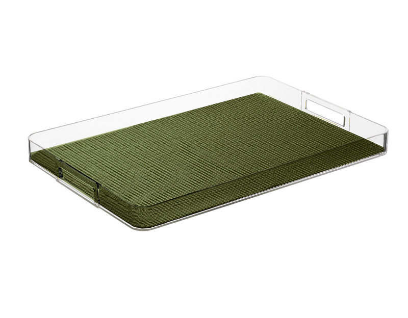 Agnese Plastic / Acrylic Tray, Green