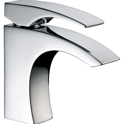 Single-Hole Single-handle Bathroom Faucet with Drain Assembly